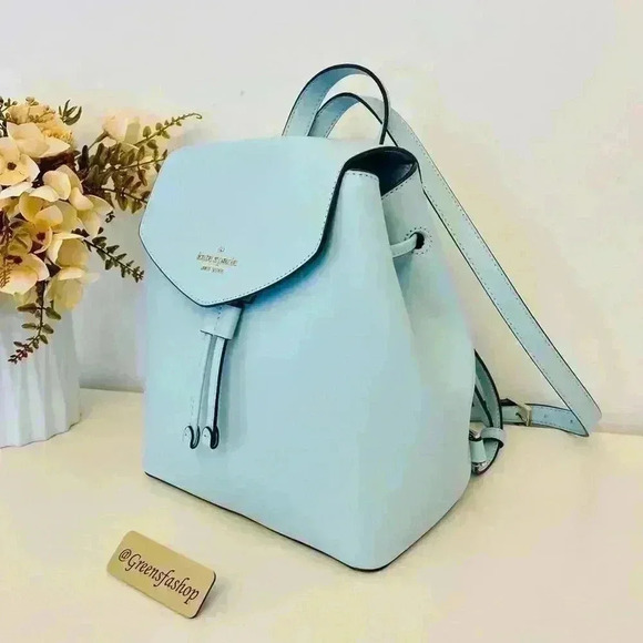Kate spade Lizzie Medium Flap Backpack frosty sky - Picture 2 of 11